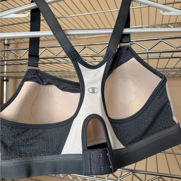 Champion Max Support Black and White Sports Bras - Picture 3 of 7